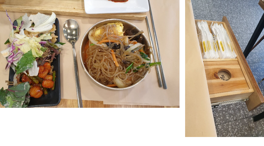 셀프바음식들