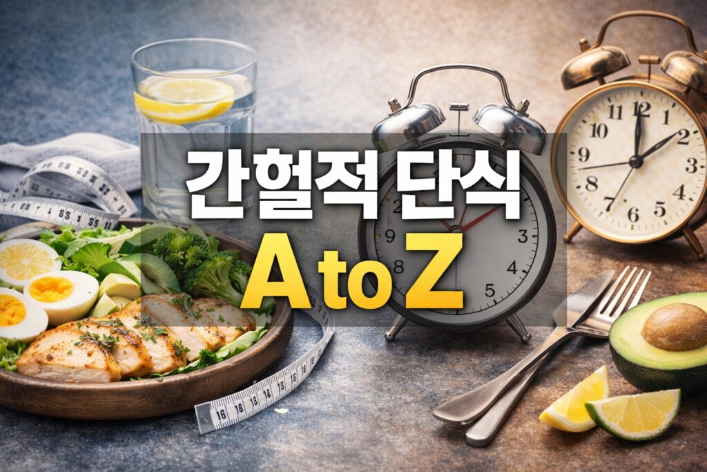 간헐적 단식 A to Z: 굶지 않고 체지방을 태우는 기적의 식사법과 16:8 법칙
