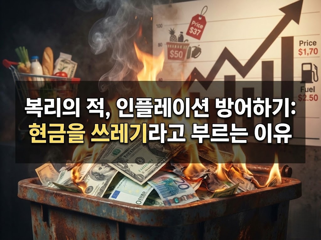 복리의 적, 인플레이션 방어하기: 현금을 쓰레기라고 부르는 이유