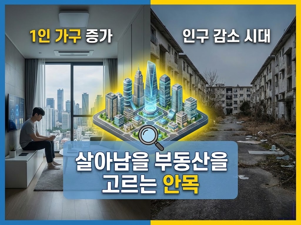 1인 가구 증가와 인구 감소 시대, 살아남을 부동산을 고르는 안목